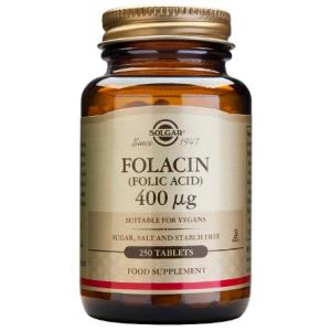 Solgar Folacin (Ácido Fólico) 400mcg. - 100 Comprimidos