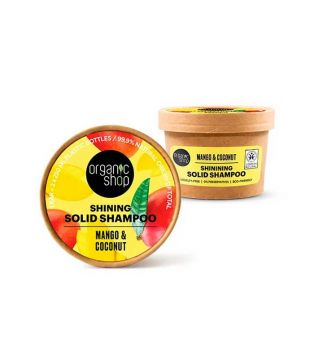 Champú Sólido efecto brillo Mango y Coco