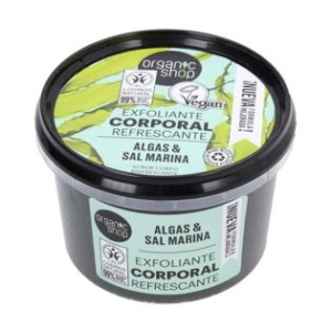 Exfoliante Refrescante corporal Algas orgánicas y Sal Marina