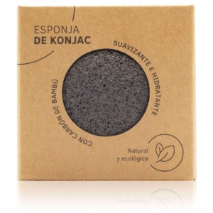 Esponja Konjac Carbón Activo