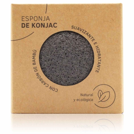 Esponja Konjac Carbón Activo