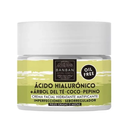 CREMA FACIAL ARBOL DE TE Y ACIDO HIALURONICO