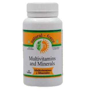 MULTIVITAMINAS Y MINERALES