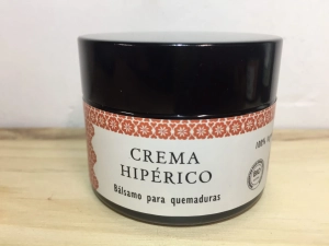 Crema de Hipérico, Bálsamo para quemaduras