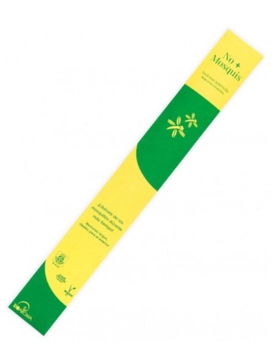 Incienso No + Mosquis Bastón Largo Certificado BioAroma 3 Bastones de 40 cm